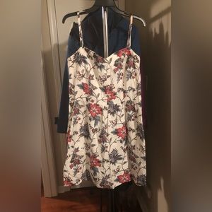 Loft Floral Strapped Dress